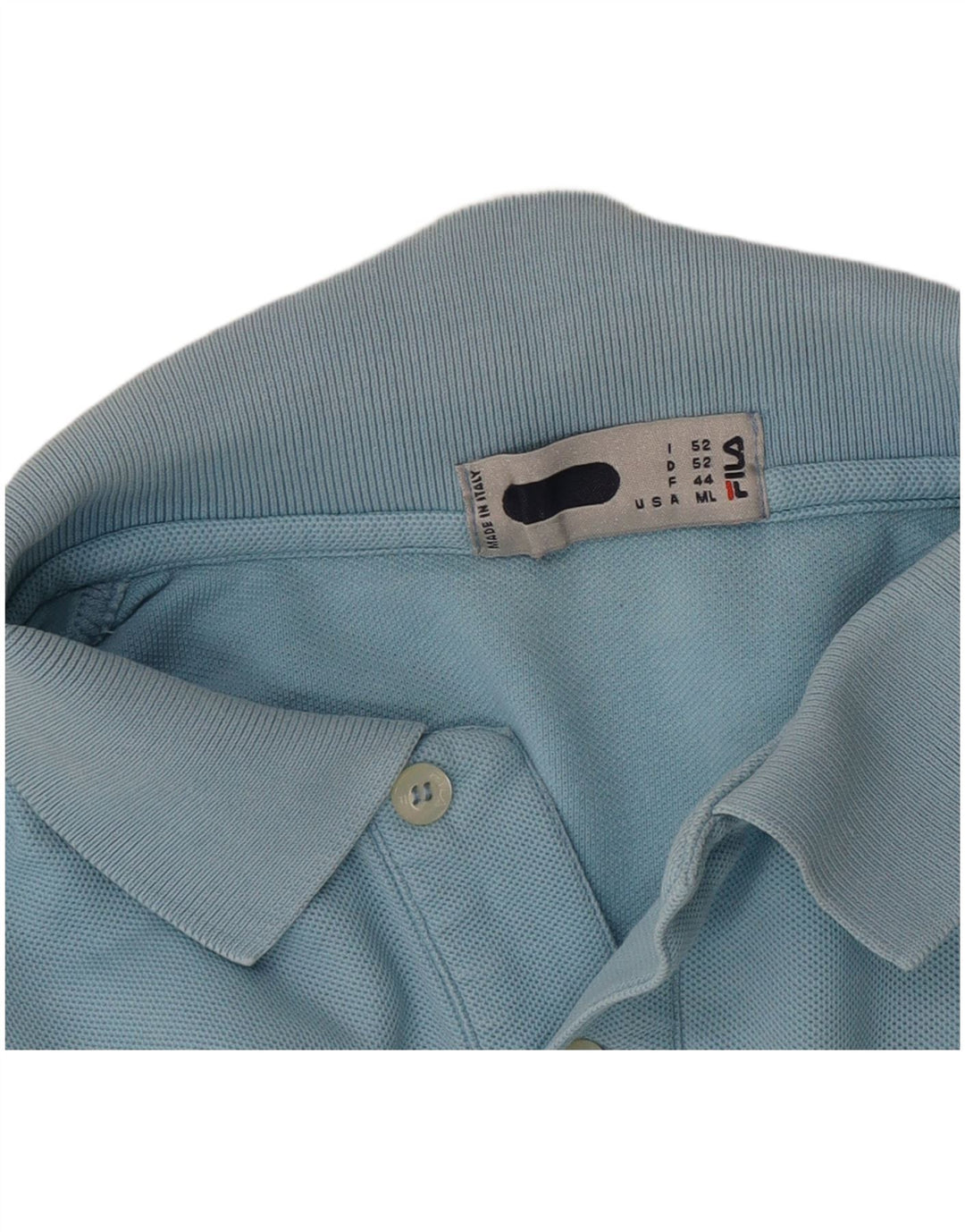 Fila Mens Polo Shirt IT 52 Large Blue