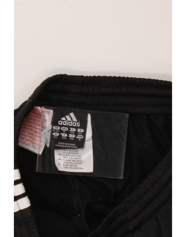ADIDAS Girls Climalite Tracksuit Trousers 11-12 Years  Black Polyester Vintage Adidas and Second-Hand Adidas from Messina Hembry 
