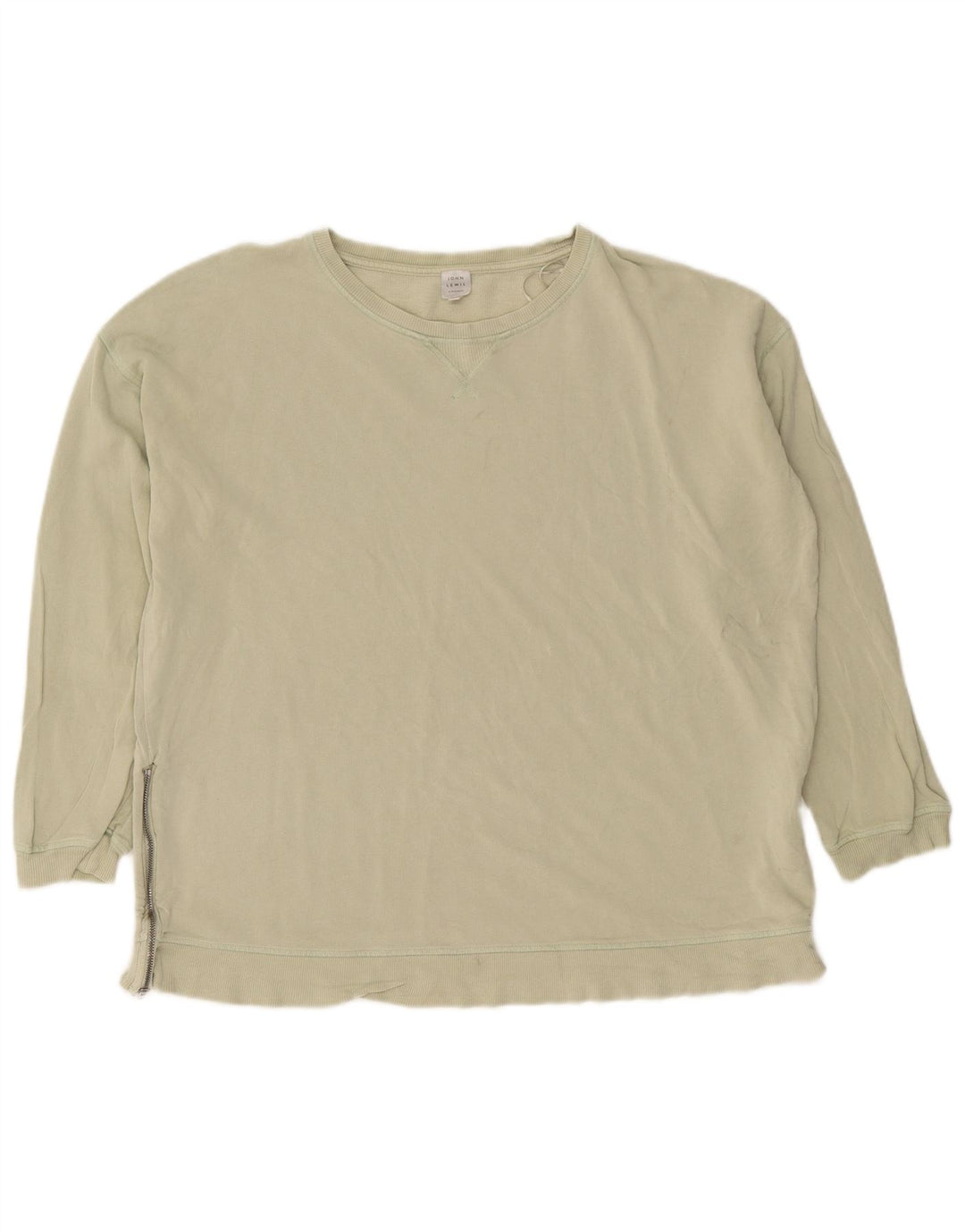 Felpa da donna John Lewis, maglione UK 16 grande verde