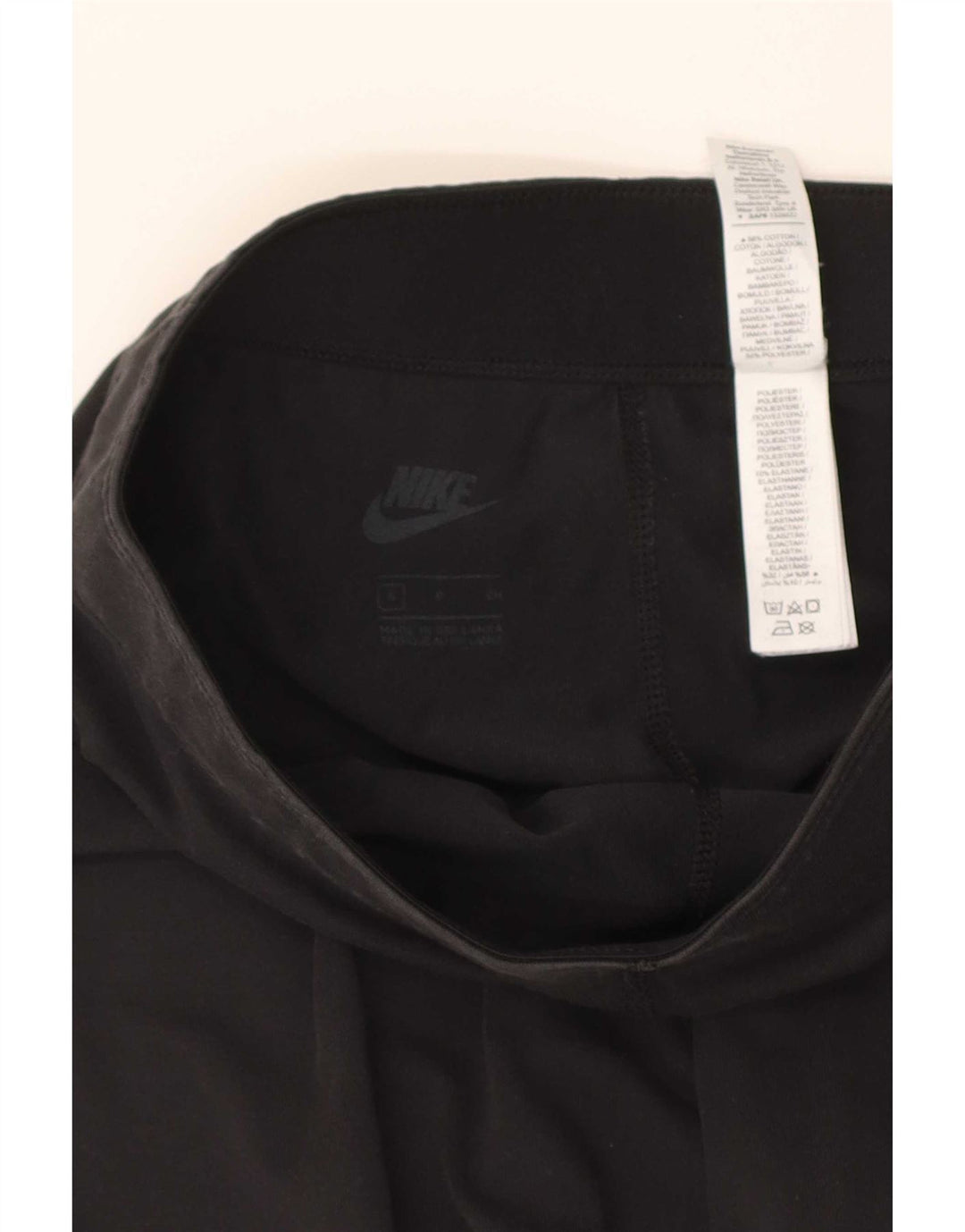 Leggings grafici da donna Nike UK 8 piccoli in cotone nero