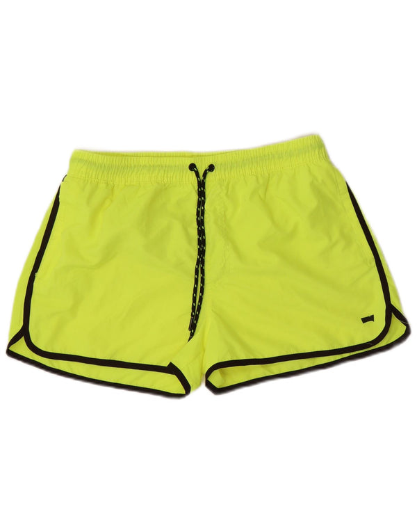 Pantaloncini da bagno grafici da uomo Carrera grandi verdi