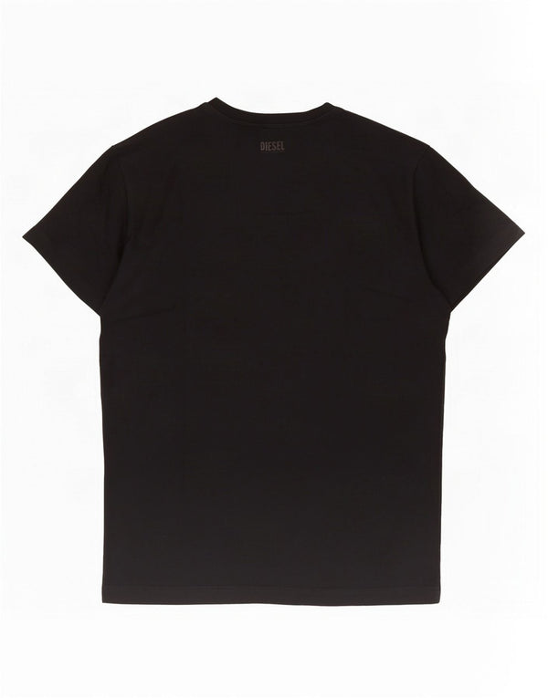 T-shirt grafica da uomo Diesel Top 2XL in cotone nero