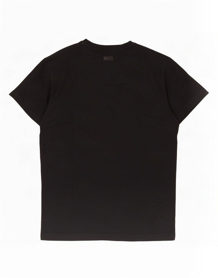 T-shirt grafica da uomo Diesel Top 2XL in cotone nero