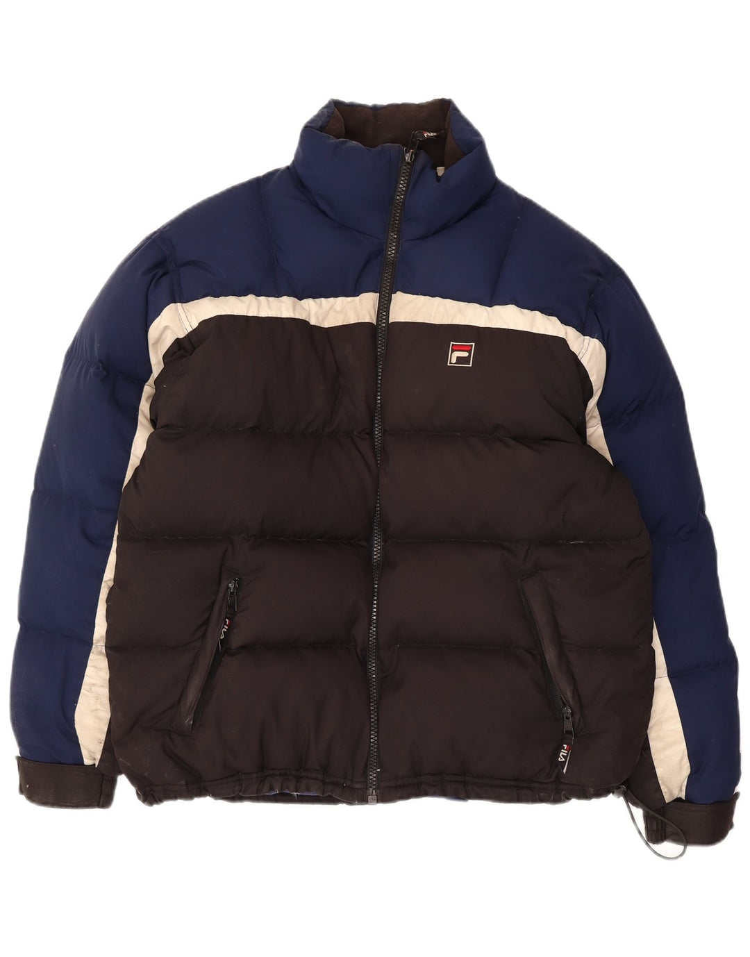 Giacca imbottita da uomo Fila UK 36 Small Poliestere color block nero