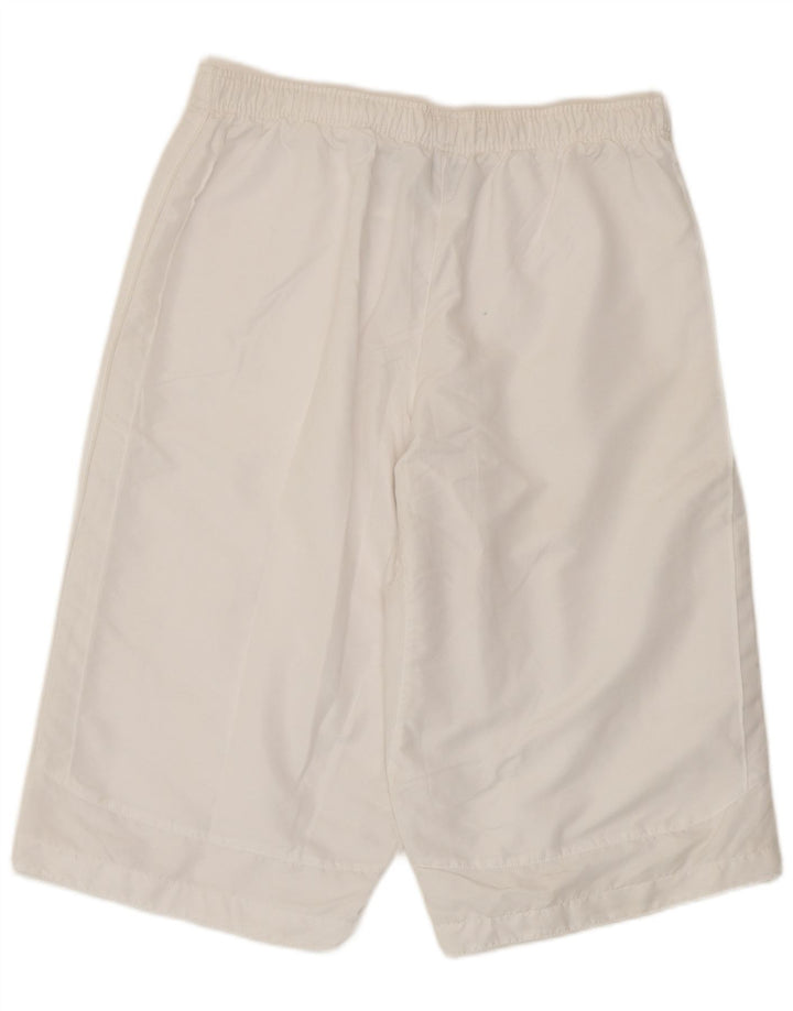 Pantaloncini sportivi da uomo Lotto UK 40/42 Large Poliestere bianco