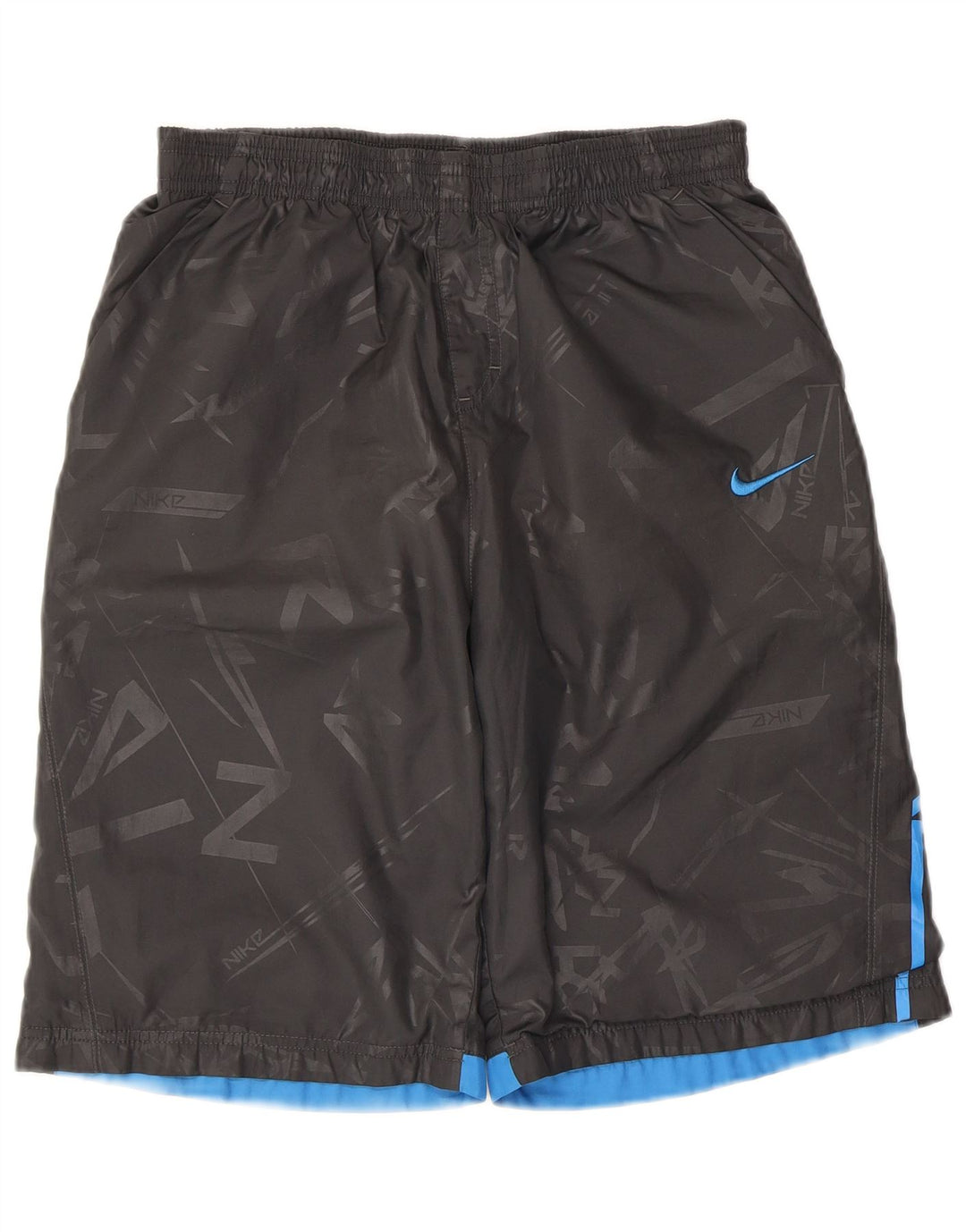 Pantaloncini sportivi Nike da ragazzo con grafica 13-14 anni XL grigio poliestere
