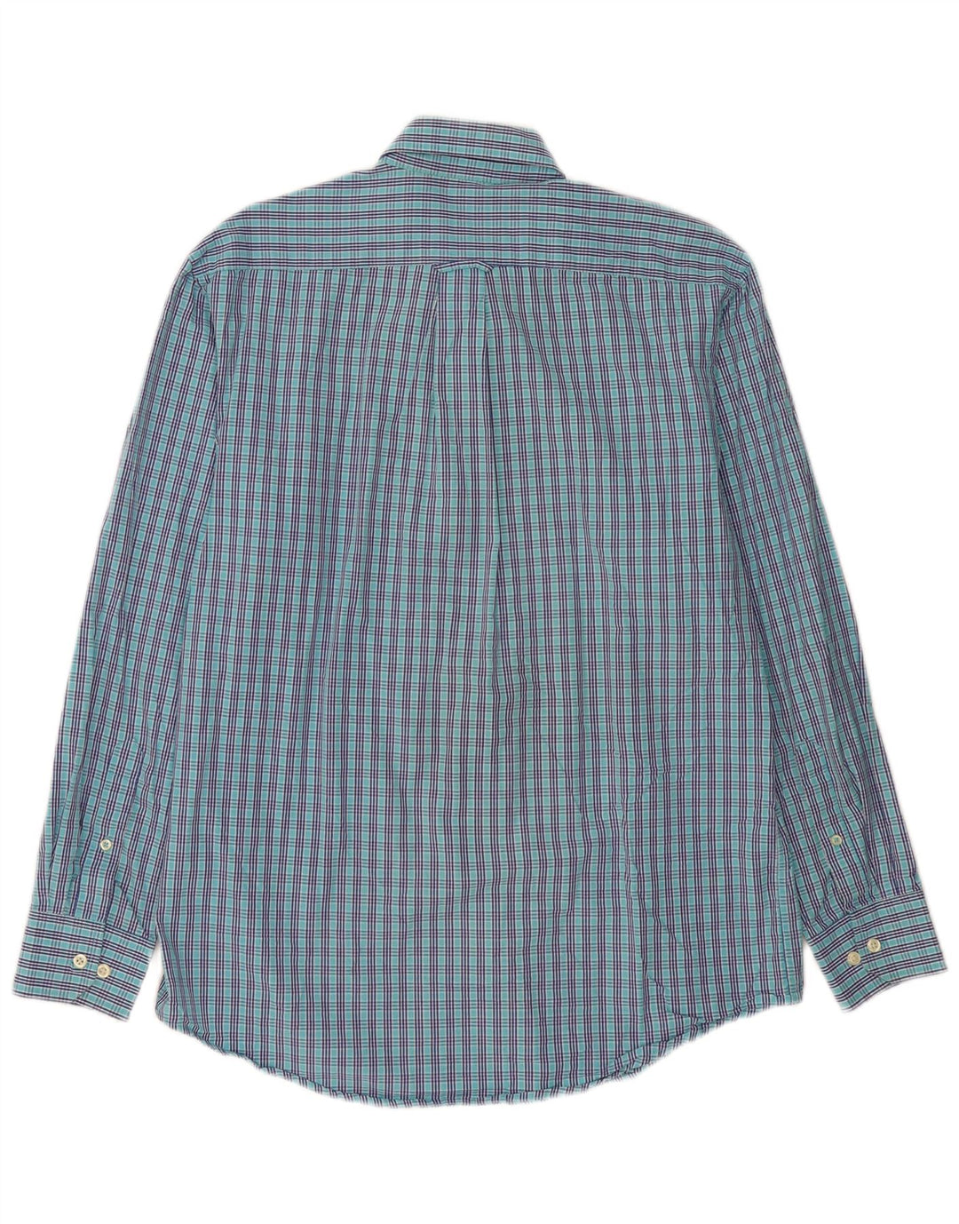 Camicia da uomo IZOD a quadri blu medio