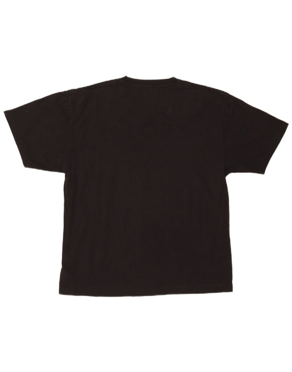 T-shirt da uomo dalla vestibilità classica VANS, taglia grande, in cotone nero