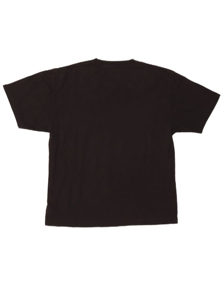 T-shirt da uomo dalla vestibilità classica VANS, taglia grande, in cotone nero