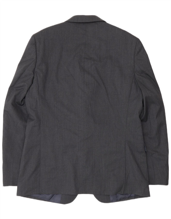 Giacca blazer a 2 bottoni da uomo John Lewis UK 44 2XL poliestere grigio