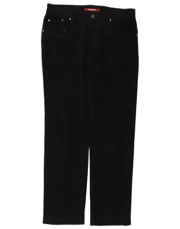 Pantaloni casual dritti da uomo Carrera IT 48 medio W32 L30 cotone nero