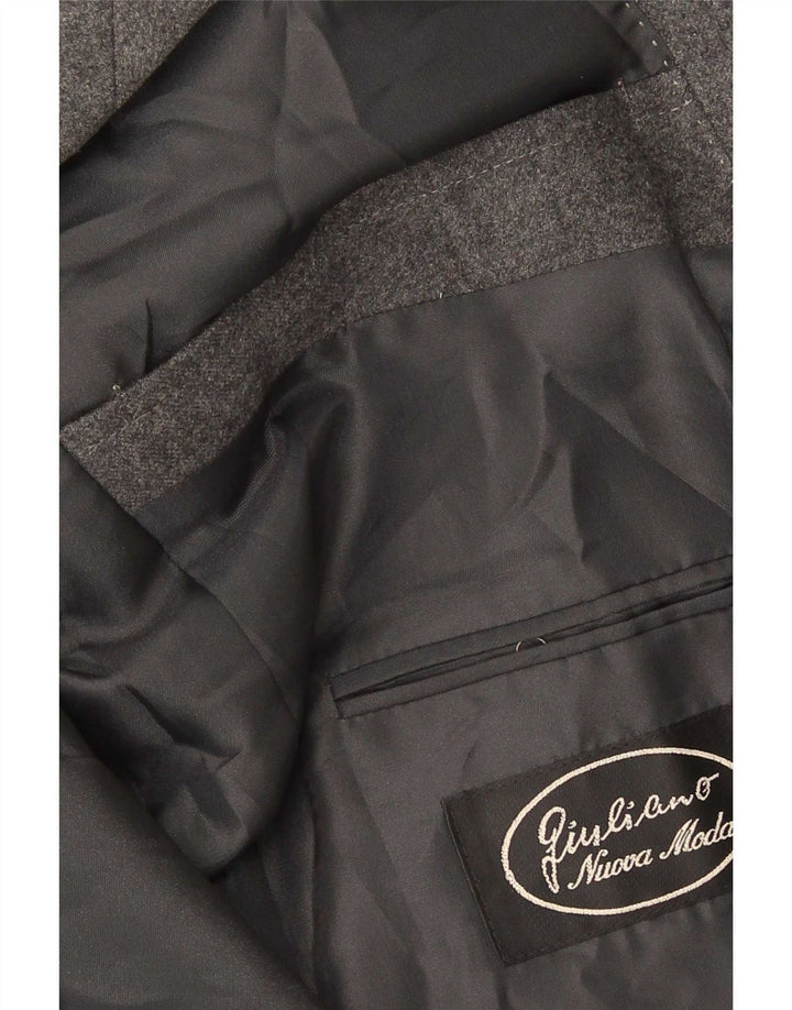 Giacca blazer da uomo a 2 bottoni Giuliano UK 38 Grigio medio