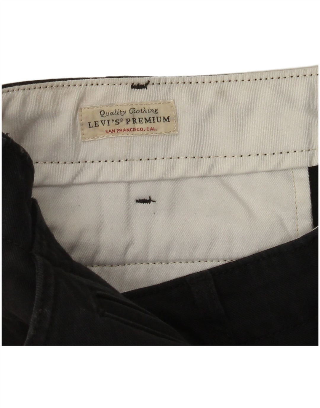 LEVI'S Mens Slim Chino Trousers W38 L31 Black