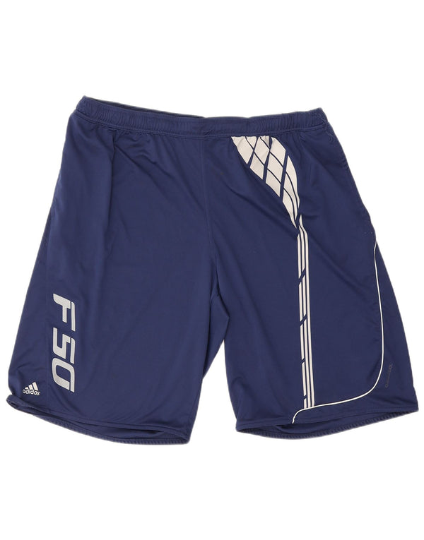Pantaloncini sportivi Adidas Clima 365 Graphic da uomo 2XL Blu navy Colourblock