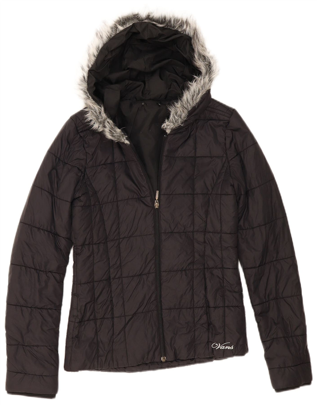 Giacca imbottita con cappuccio da donna Vans UK 10 Small Nera