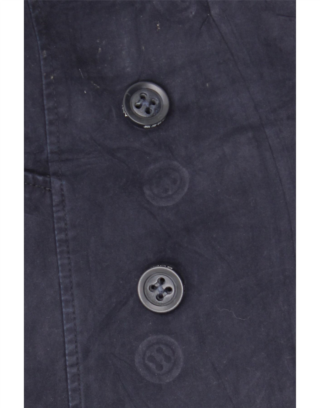 Cappotto da marinaio da donna Superdry UK 6 XS blu navy cotone