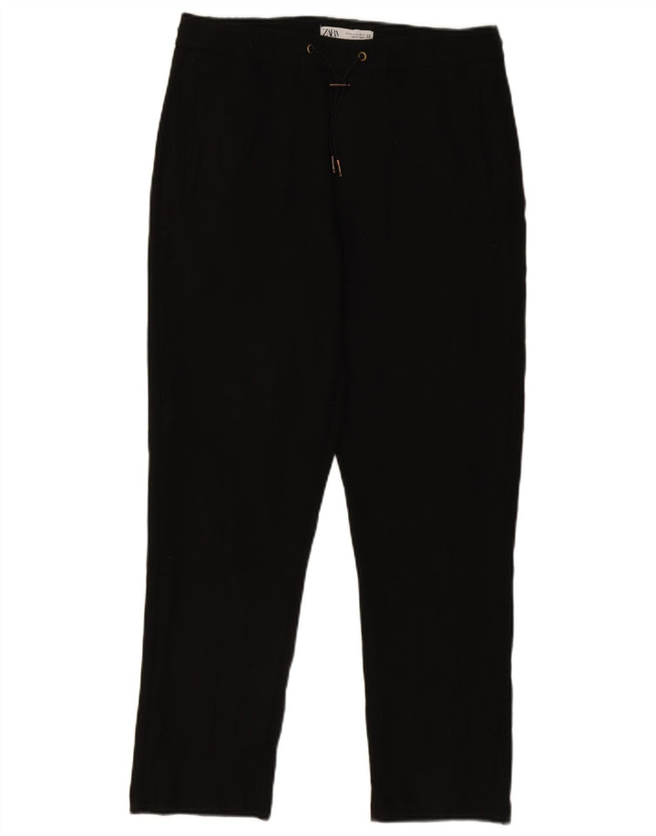 Pantaloni chino dritti da uomo Zara medi W32 L27 neri