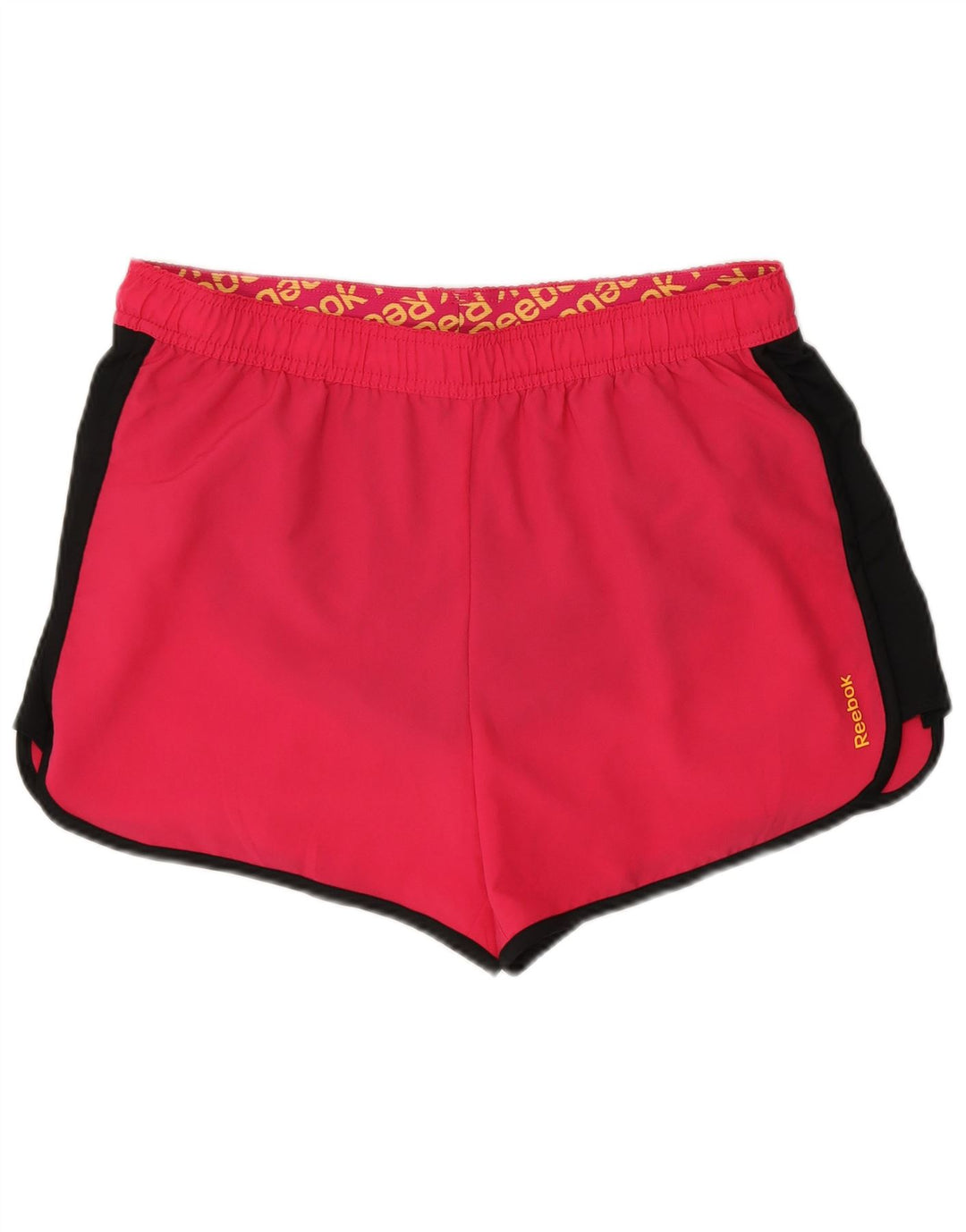 Pantaloncini sportivi Reebok da donna UK 12/14 Medium Rosso Poliestere