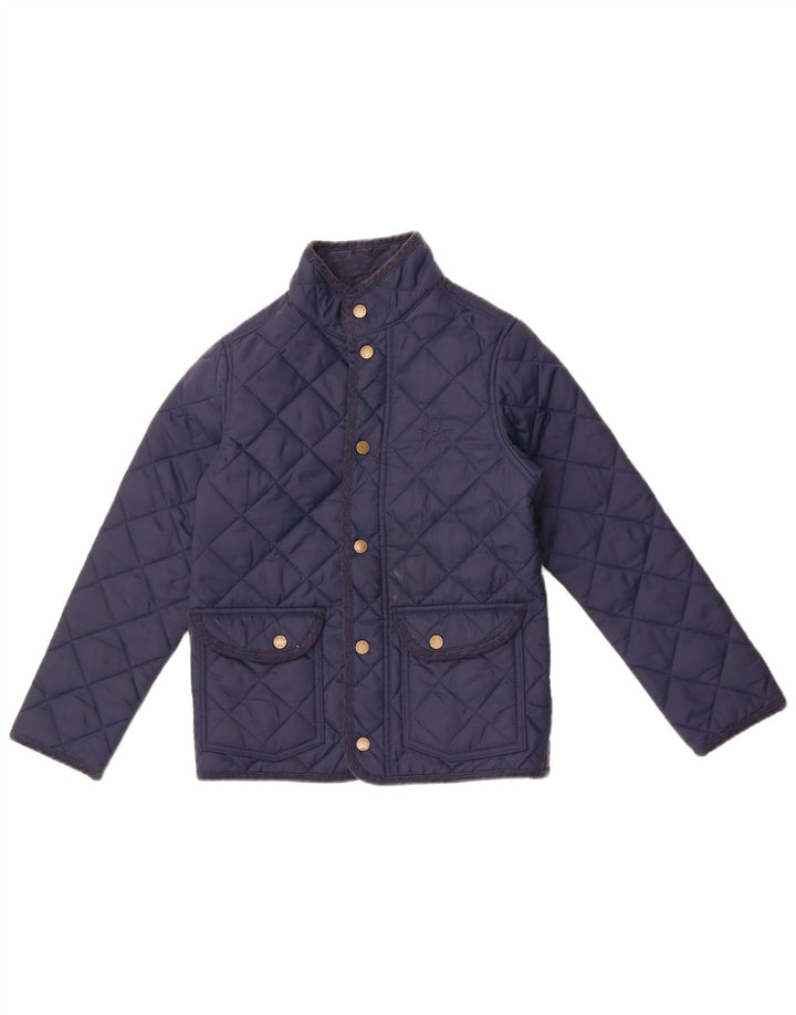 Giacca trapuntata da donna Benetton UK 10 Small Blu Navy