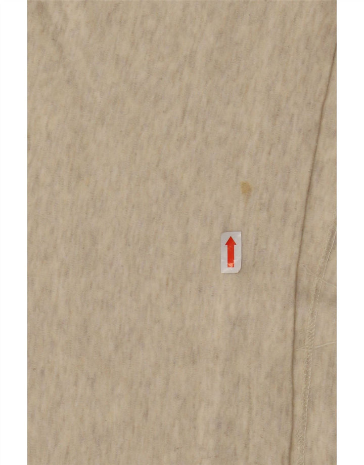 POLO RALPH LAUREN Polo da uomo a maniche lunghe grande in cotone screziato beige