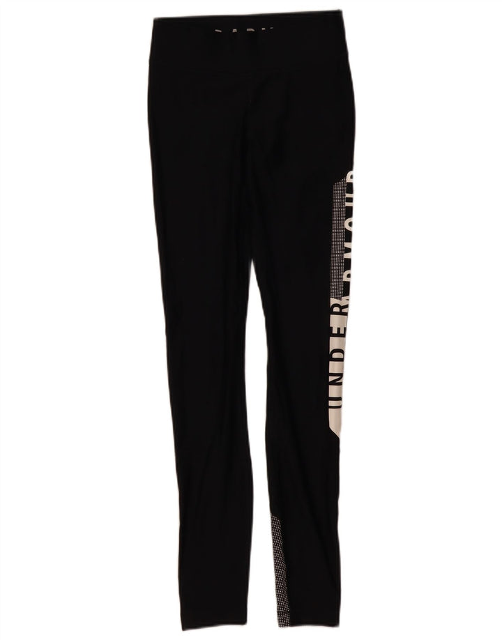 Leggings grafici da donna UNDER ARMOUR Heat Gear UK 4 XS neri