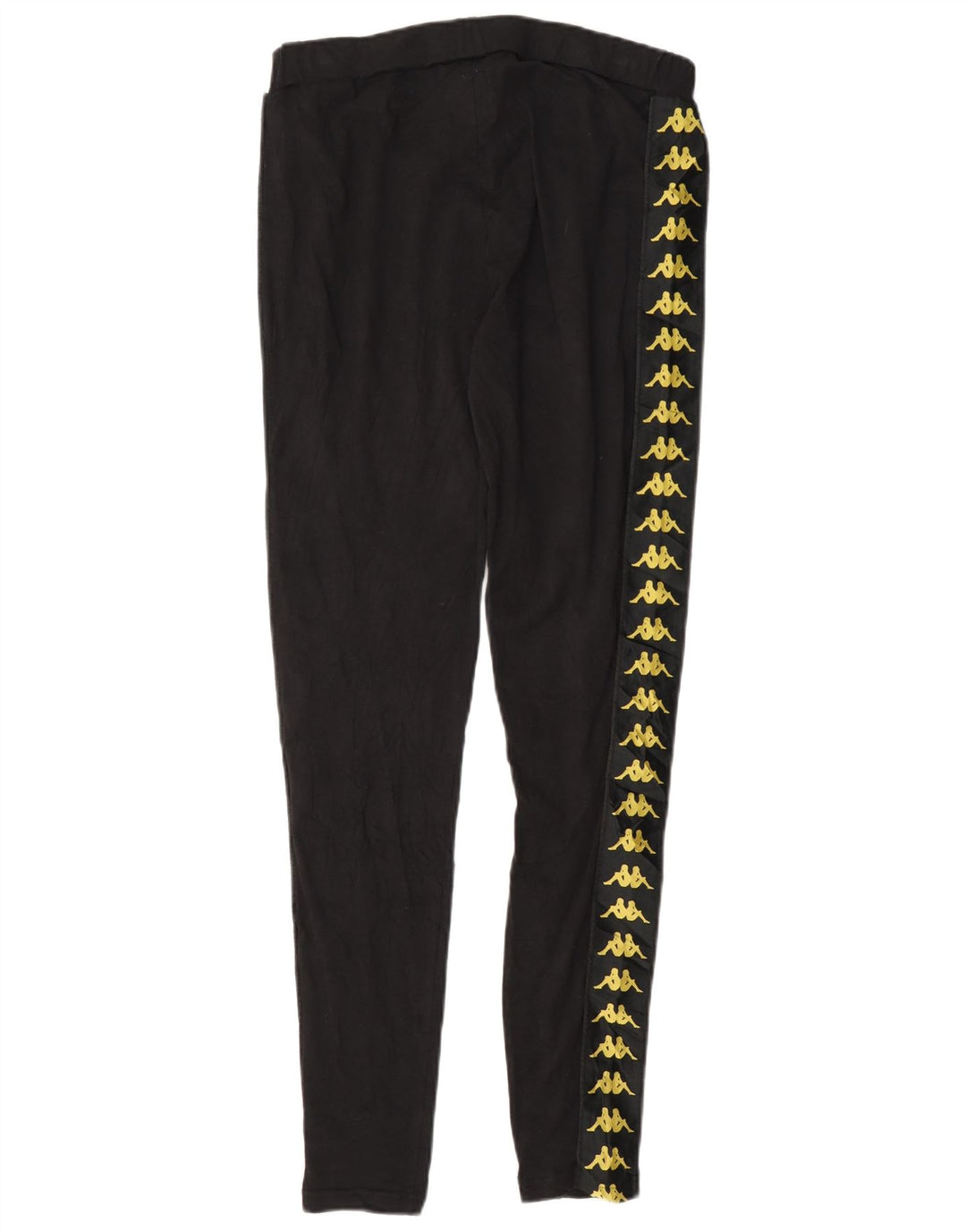 Leggings grafici da donna Kappa UK 14 grande cotone nero