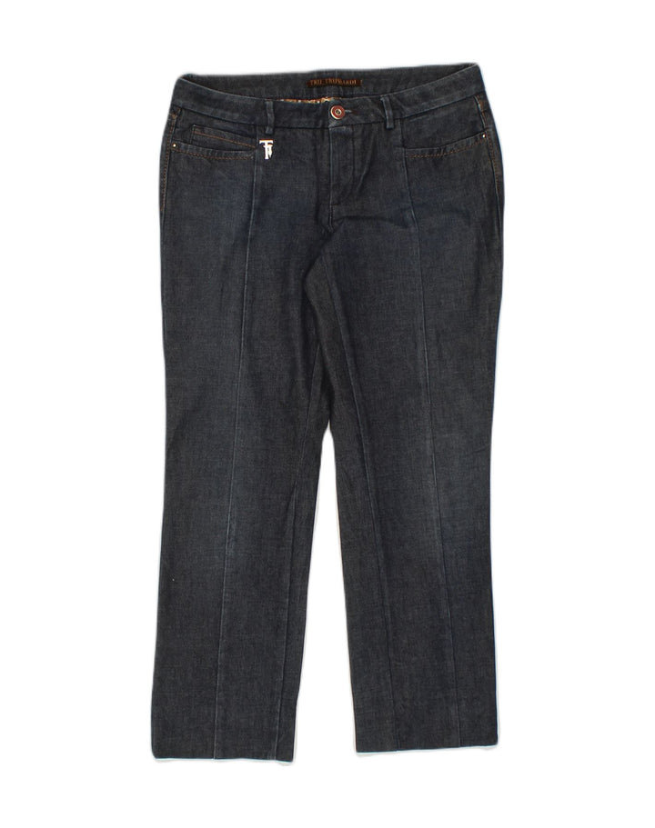 TRUSSARDI Womens Straight Jeans W30 L28 Grey Cotton | Vintage Trussardi | Thrift | Second-Hand Trussardi | Used Clothing | Messina Hembry 