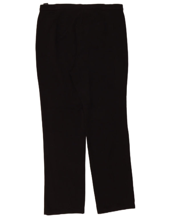 Pantaloni casual da donna Marks & Spencer UK 14 Large W34 L32 Poliestere nero