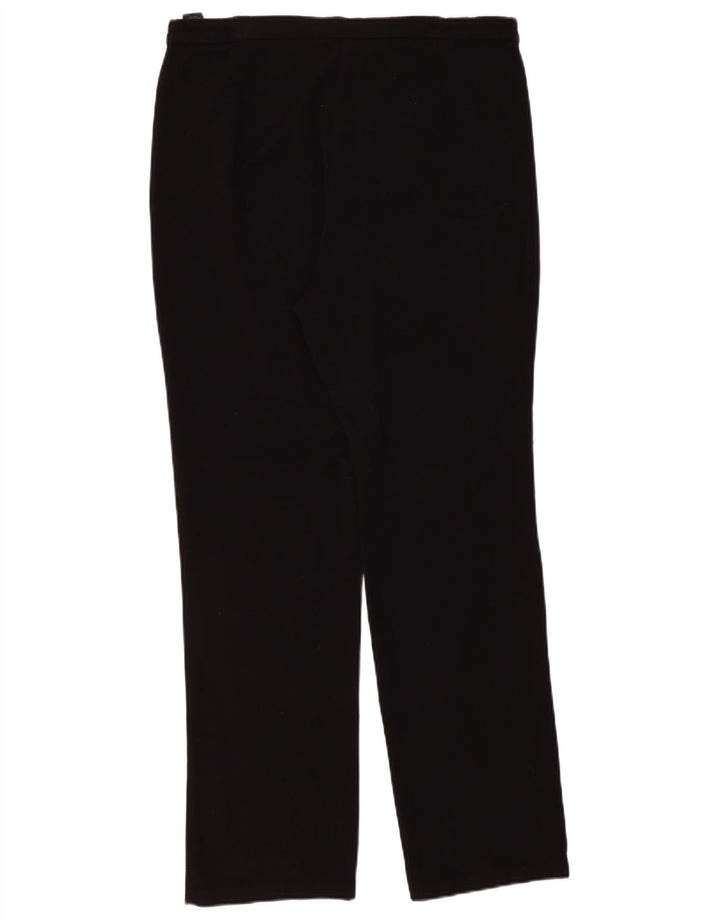 Pantaloni casual da donna Marks & Spencer UK 14 Large W34 L32 Poliestere nero