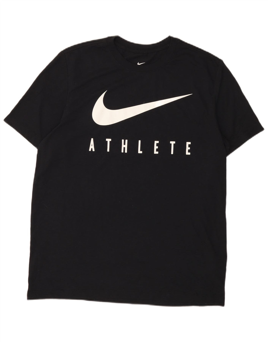 NIKE T-shirt grafica da uomo Dri Fit Top grande in cotone nero