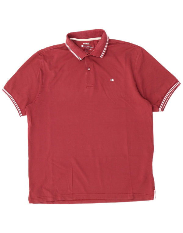 Polo Champion da uomo Easy Fit XL in cotone rosso
