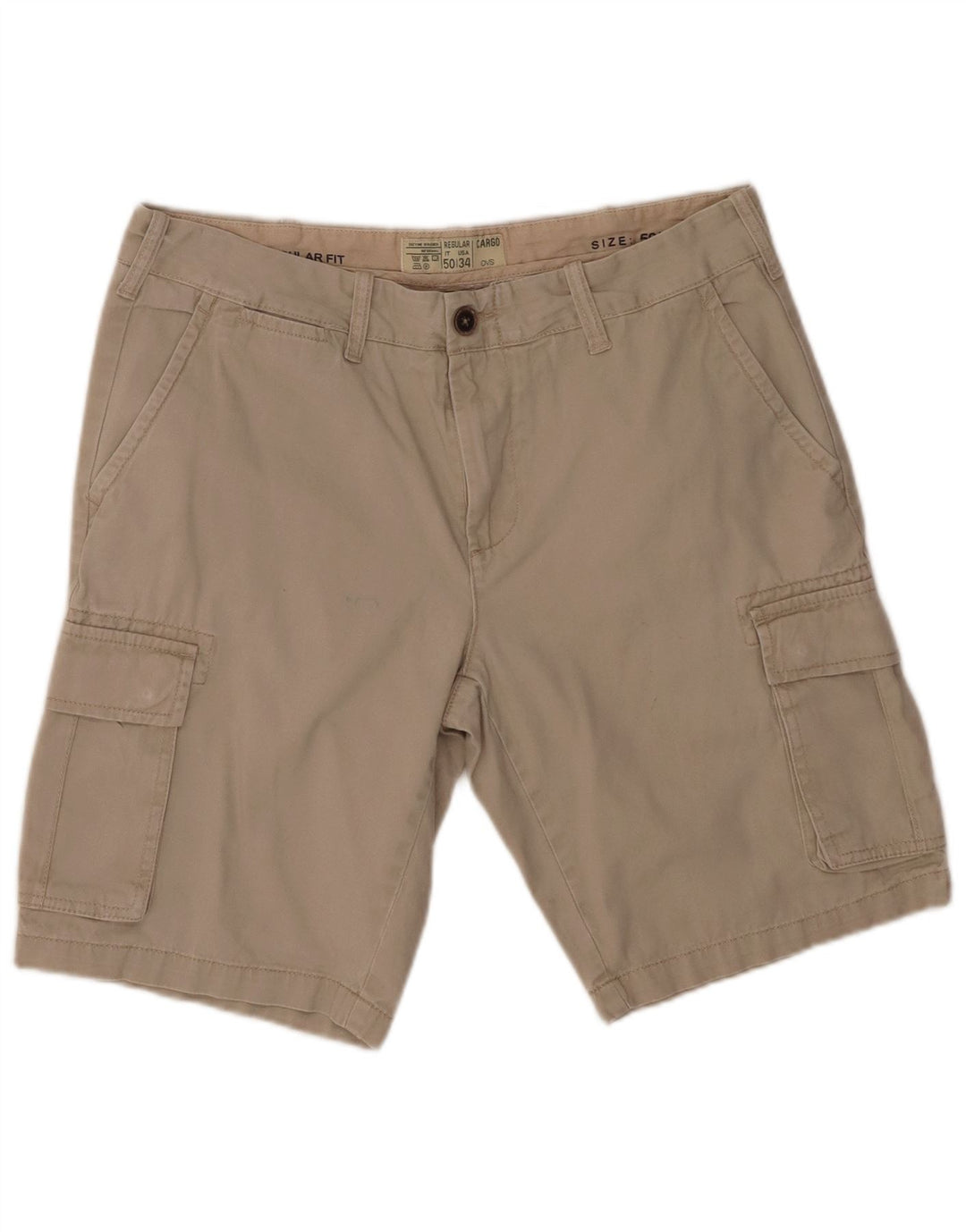 Pantaloncini cargo regolari da uomo OVS IT 50 Large W34 Cotone Beige