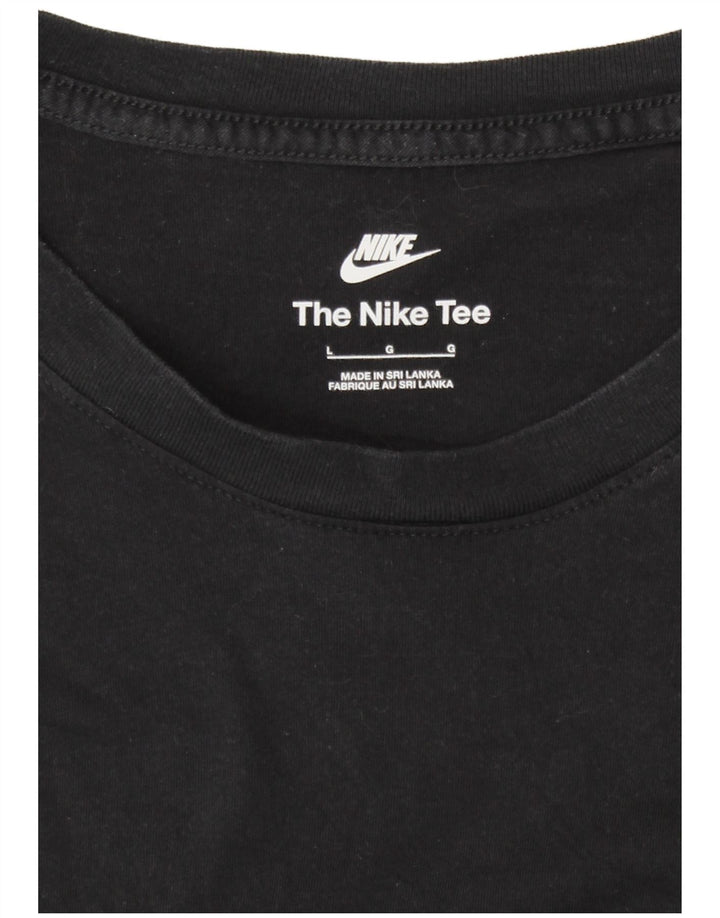 T-shirt Nike da uomo grande nera