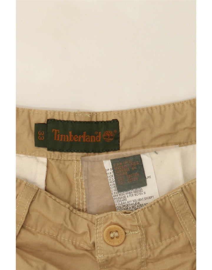 Pantaloni cargo bootcut da uomo Timberland W33 L29 cotone beige