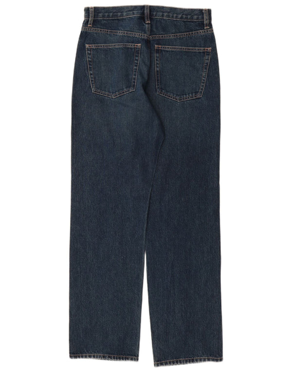 Jeans dritti Kort da donna Topshop W28 L32 cotone blu