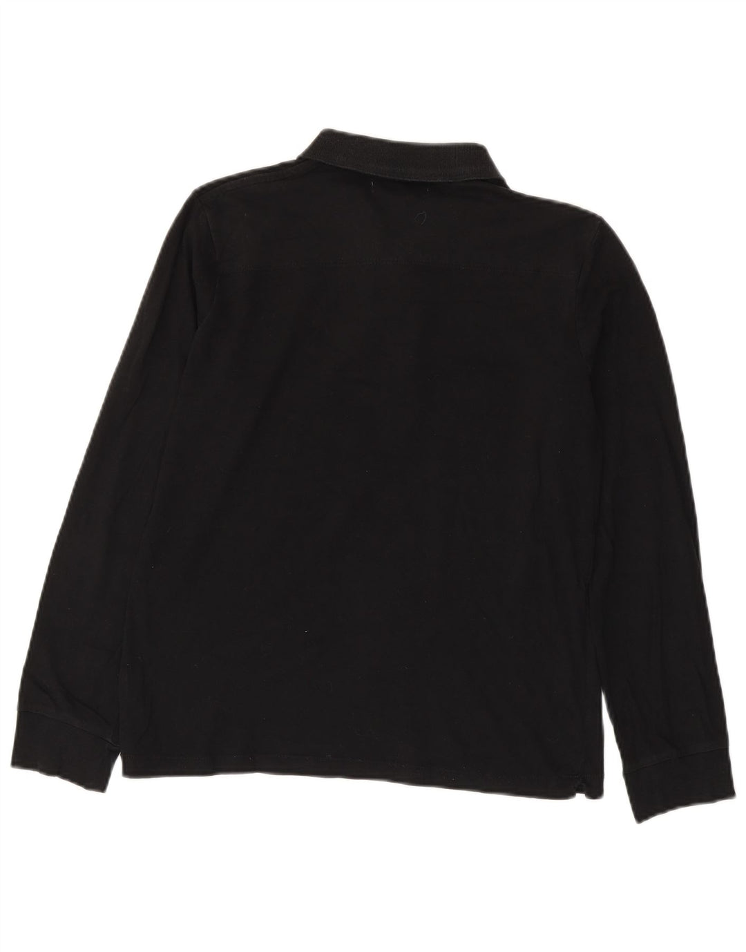 Polo a maniche lunghe da uomo French Connection piccola nera