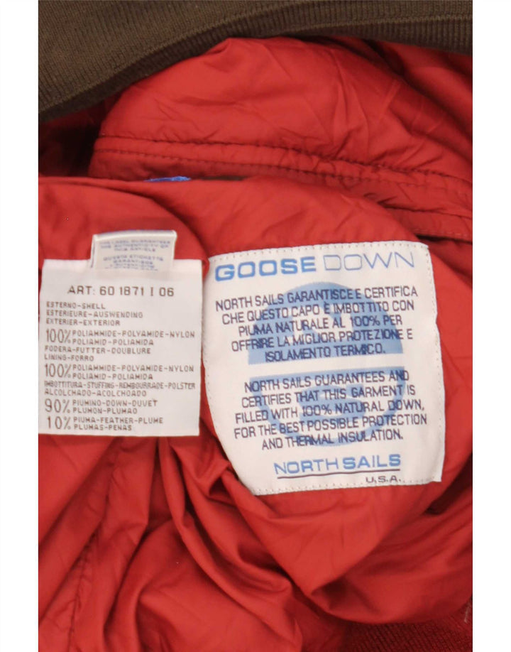 Giacca imbottita da uomo North Sails UK 44 2XL Poliammide marrone