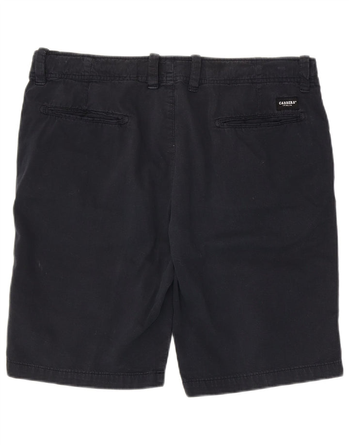 Pantaloncini chino da uomo Carrera W36 grandi in cotone nero