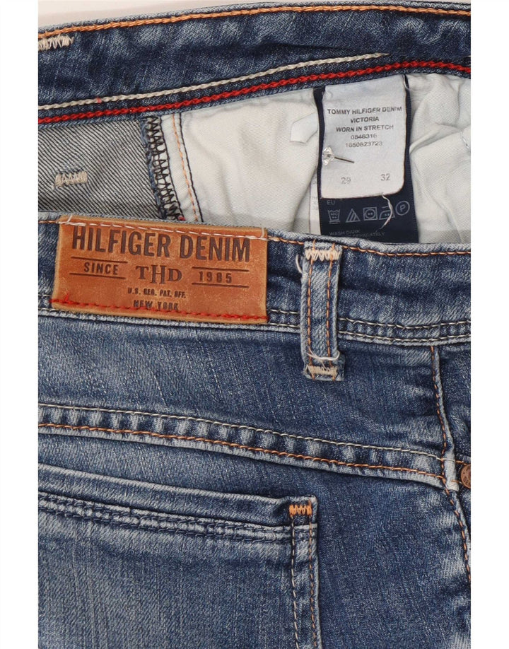 Jeans slim da donna Tommy Hilfiger W29 L32 cotone blu