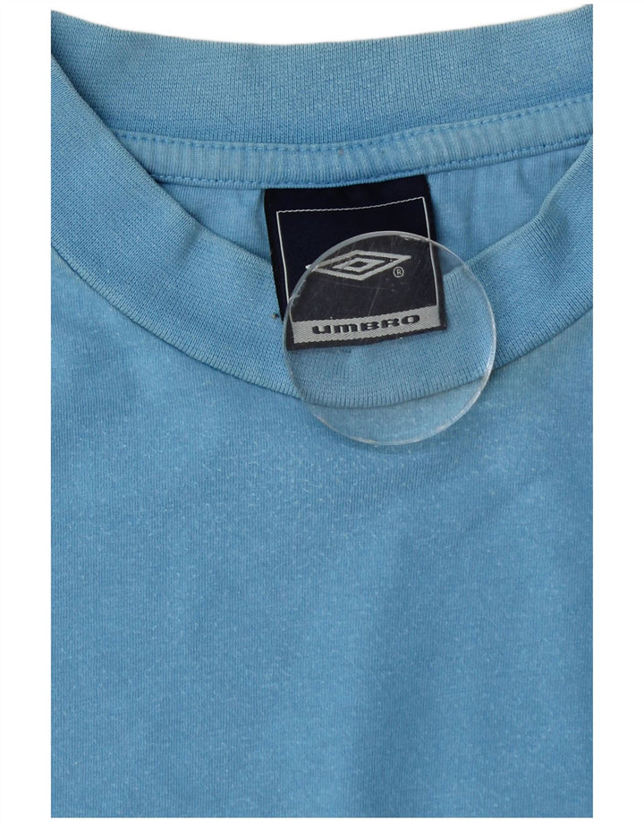 T-shirt da uomo Umbro Top XL in cotone blu