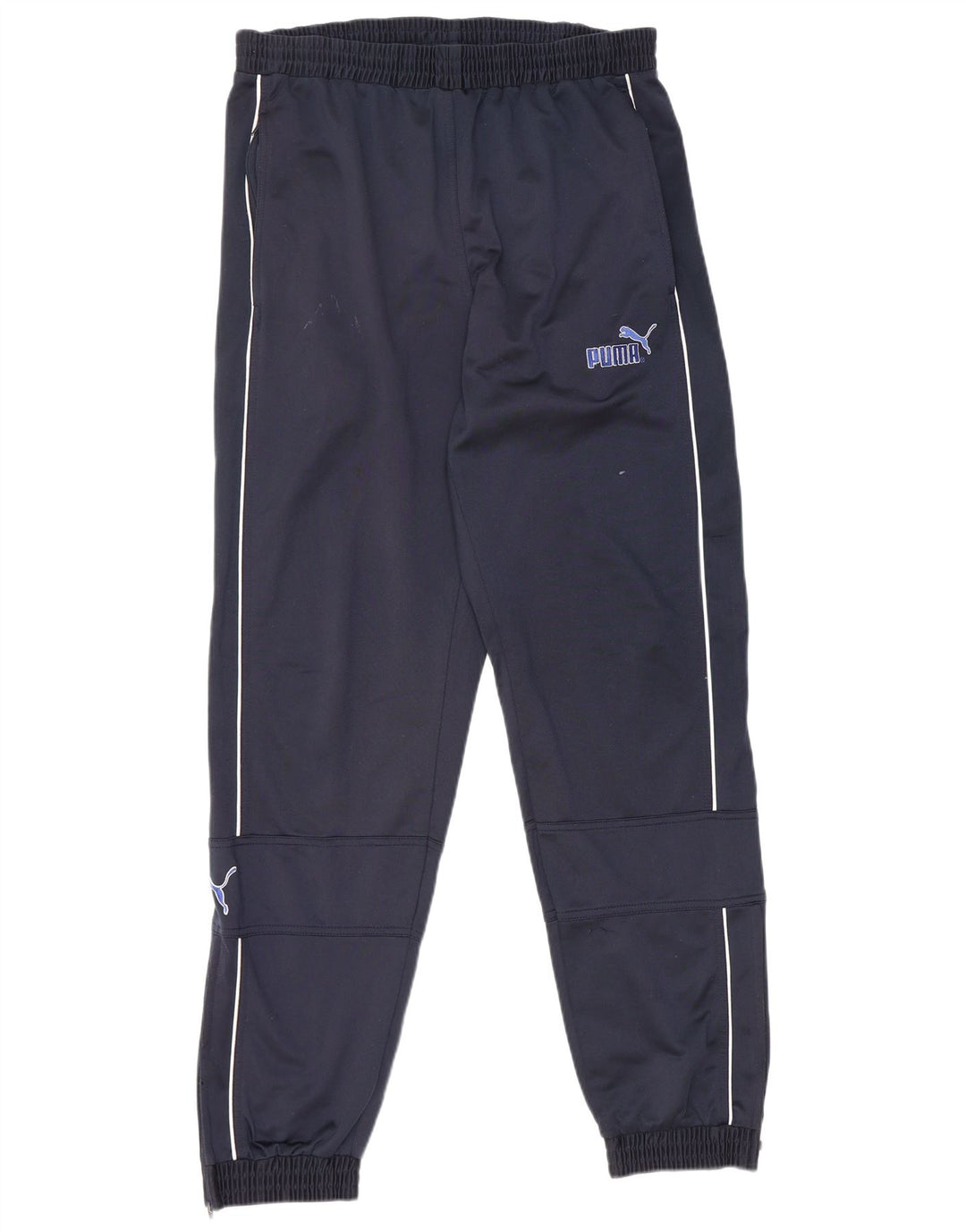 Puma Pantaloni da tuta con grafica da uomo Joggers Large Blu Navy Poliestere