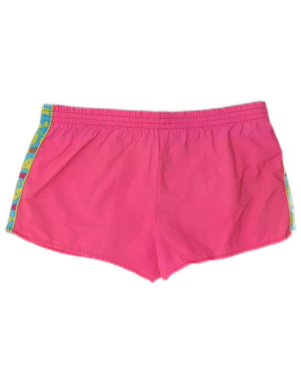 Dolce & Gabbana Womens Graphic Swimming Shorts Size 3 Medium W30 Pink