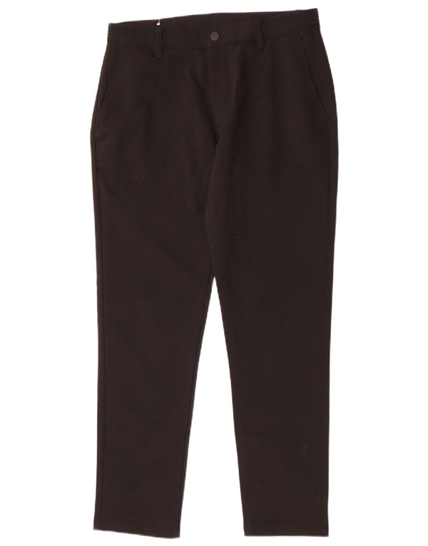 Pantaloni chino slim da uomo Zara medi W31 L29 cotone nero