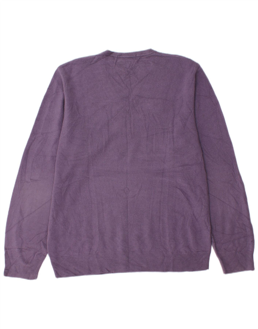 Maglione da uomo con scollo a V blu Harbour Marks & Spencer viola medio