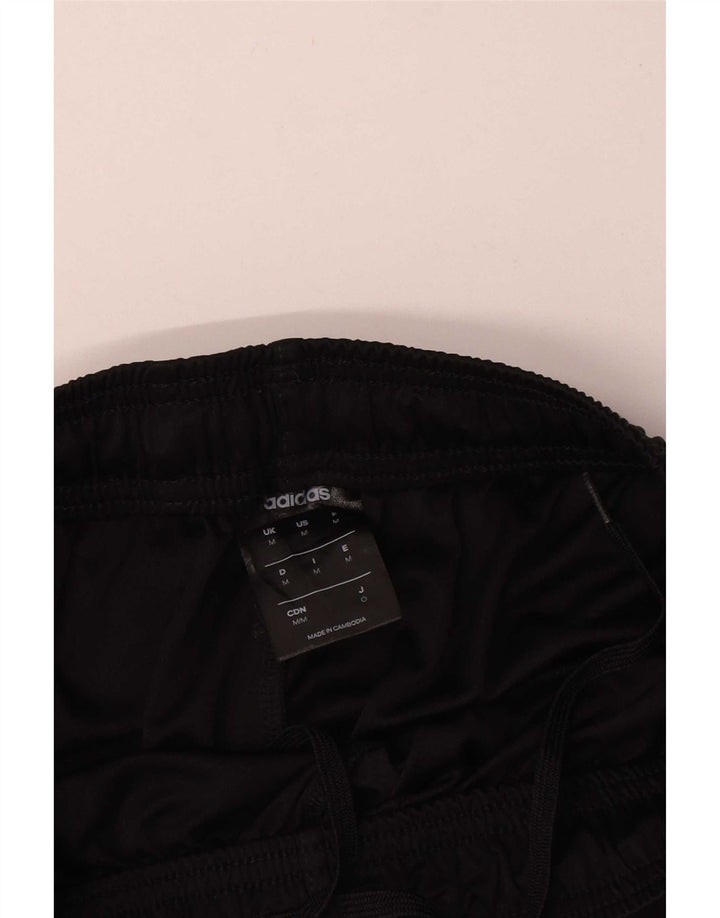Pantaloncini sportivi da uomo Adidas medi neri in poliestere