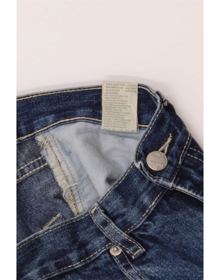 Wild Jeans Donna A Vita Alta Svasato IT 42 Medio W26 L30 Cotone Blu