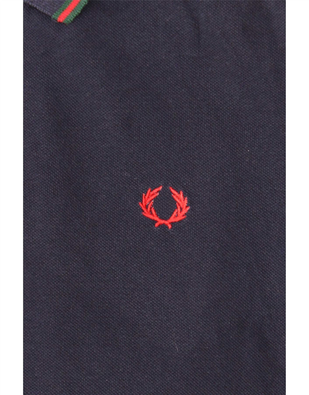 Polo da uomo Fred Perry in cotone blu navy medio