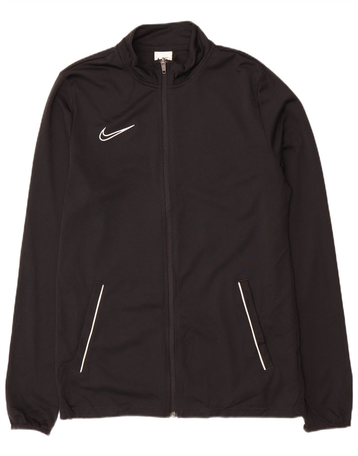 Giacca da tuta da uomo Nike, giacca media, nera, in poliestere