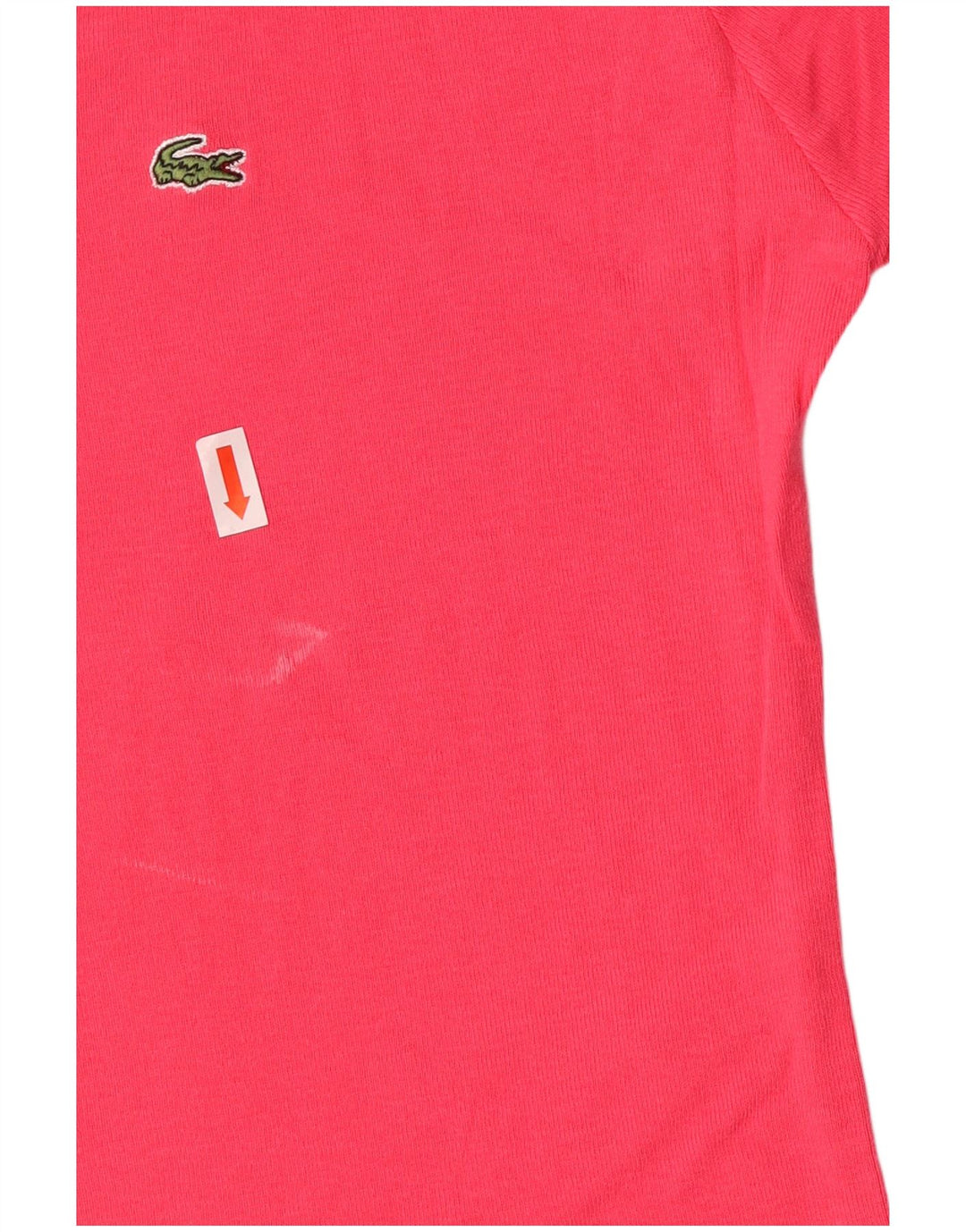 T-shirt da donna LACOSTE taglia 42 grande in cotone rosa