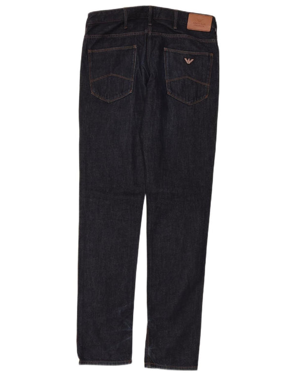 Jeans slim da donna Armani W31 L34 cotone blu navy